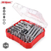 HiSpec 34pc mini Slotted Phillips Hex Torx Magnetic Drill Set Power Screw Drivers Bit Set for electric screwdriver