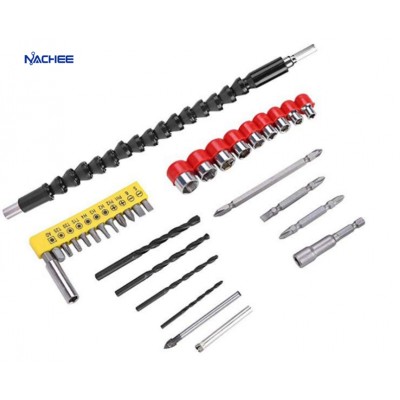 Set of 28pcs Flexible Universal Shaft Drill Bits Electric Screwdriver Accessories Screwdriver Bit Kit Drill Bits for Metal