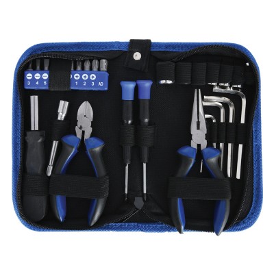 26 pcs Complete Repair Kit in One Bag Bicycle Repairing Tool Set